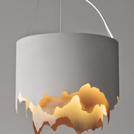 CHEESE MELT Pendant Lamp – โคมไฟแขวนลายชีสละลาย**