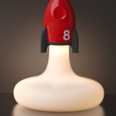 SPACE ROCKET Desk Lamp – โคมไฟตั้งโต๊ะรูปจรวดอวกาศ**