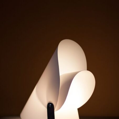 MINIMALIST CURVE Ambient Lamp – โคมไฟตั้งโต๊ะลายเส้นโค้งมินิมอล**
