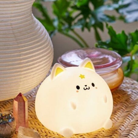 CUTE MOON Night Light – โคมไฟกลางคืนรูปพระจันทร์น่ารัก**