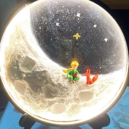 LITTLE PRINCE Glass Ball Lamp – โคมไฟตั้งโต๊ะลูกแก้วเจ้าชายน้อย**