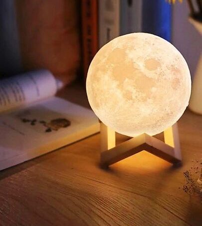 MOON LIGHT 3D Lunar Lamp – โคมไฟ 3D รูปดวงจันทร์**