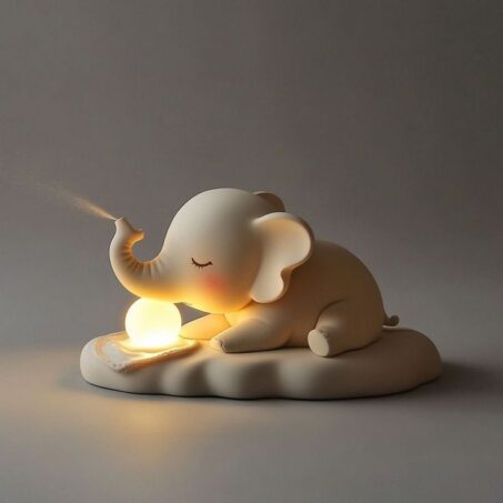 SLEEPING ELEPHANT Ambient Lamp – โคมไฟกลางคืนรูปช้างนอน**