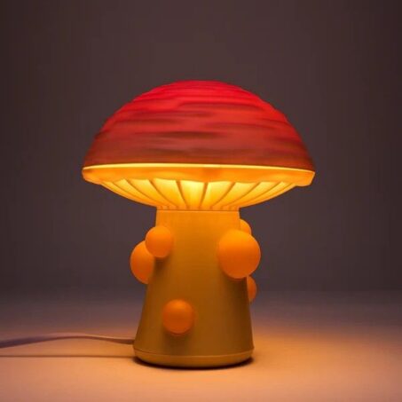 MUSHROOM Table Lamp (Yellow) – โคมไฟตั้งโต๊ะรูปเห็ดสีเหลือง**