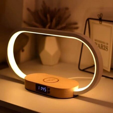 ARCH FRAME Wireless Charger Lamp – โคมไฟตั้งโต๊ะทรงซุ้มโค้งชาร์จไร้สาย**