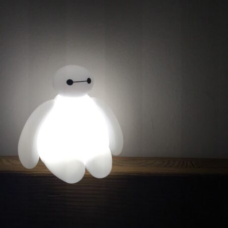 BAYMAX Night Light – โคมไฟกลางคืนรูป Baymax**