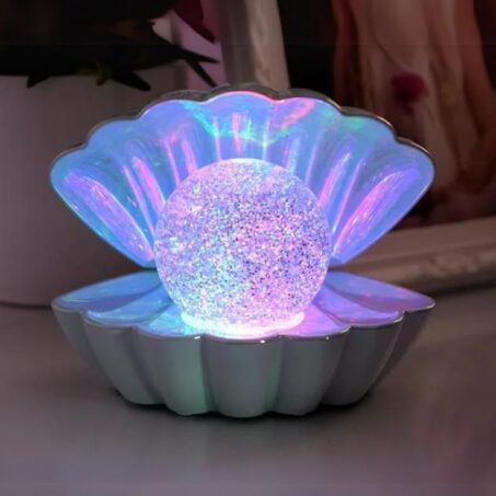 CRYSTAL PEARL Sea Shell Lamp – โคมไฟเปลือกหอยคริสตัล**